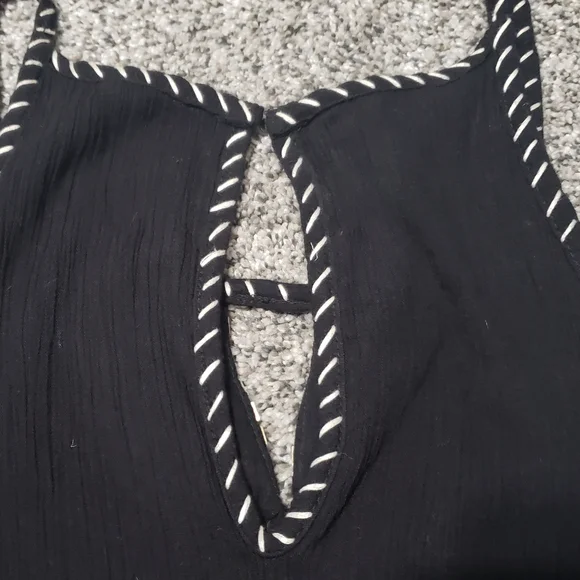 Anthro Jumpsuit with Beaded Embellishments - Picture 8 of 16